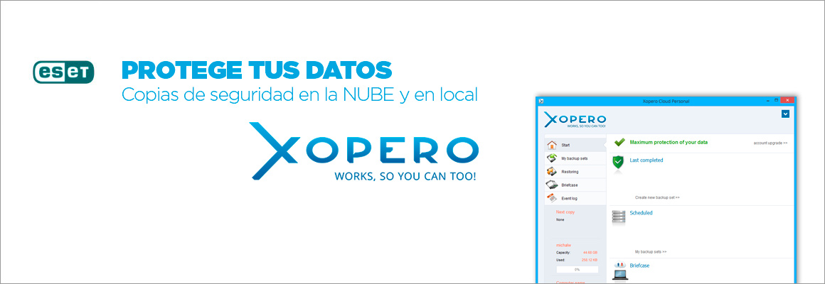 Xopero copias de seguridad en la nube